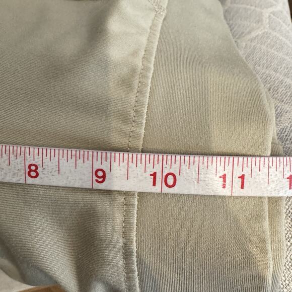 Kerrits Equestrian Breeches Pants Leggings Women Large Beige Knee Patch Stretch - Picture 9 of 11